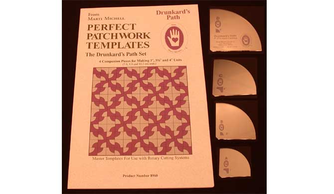 Marti Michell - Patchwork Templates - Drunkards Path